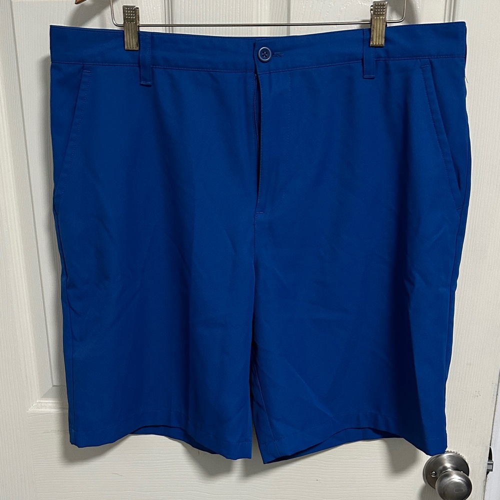 Men's Classic Blue Flat Front Shorts